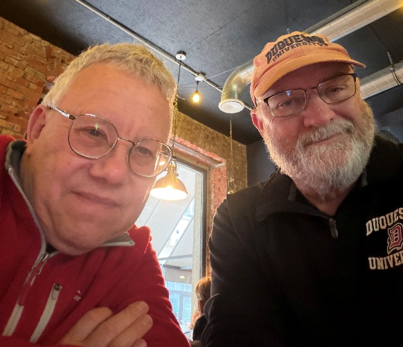 Harry Jol and Philip Reeder posing together.